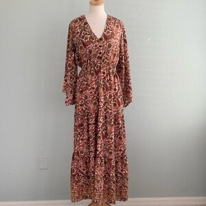 Boemo Paisley Gypsy Maxi Dress